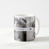 Paws and Reflect – Cute Cat Mug for Cat Lovers (Devant droit)