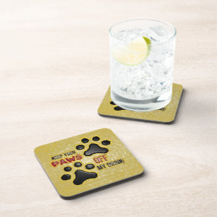 Paws Animal Paw Humor Drankjes Onderzetter