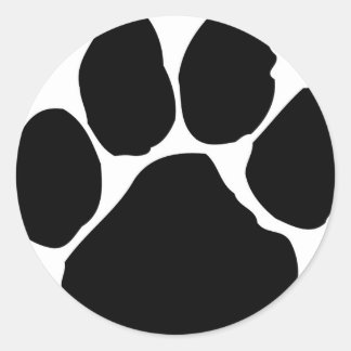 Paws assortiment producten ronde sticker