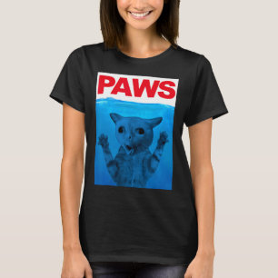 Paws Cat Meme Humor Funny Kat Lover Funny Cats D T-shirt