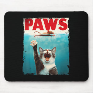 Paws Cat Mouse Parodie Cat Shark Chasing Muis Kitt Muismat