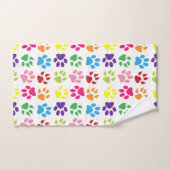 Paws Colorés, Paws Chiens, Paws Chat (Serviette à main)