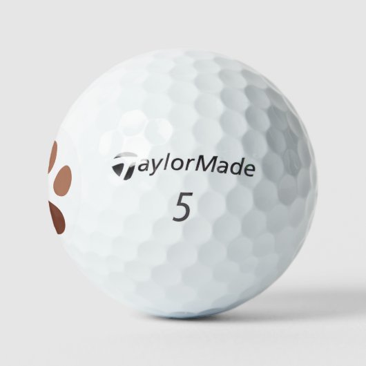 Paws Custom Taylor Made TP5, 12 pack golfballen (Logo)