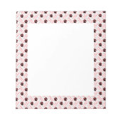 Paws en Botten Funny Design for Hondenliefhebbers Notitieblok (Voorkant)