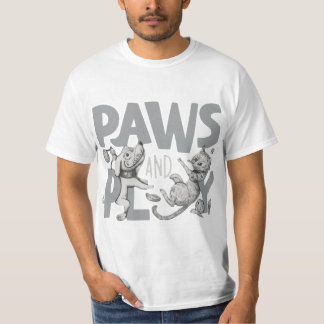 Paws en spelen t-shirt