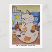 Paws Here Briefkaart "Oops" (Voorkant)