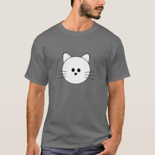 Paws Here "Kitty" T-Shirt Basique Foncé