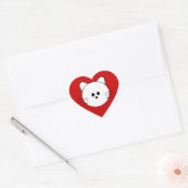 Paws hier hart Sticker "Kat" (Envelop)