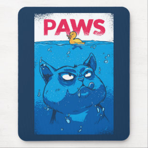 Paws Horror Movie Poster Spoof Muismat