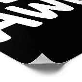 Paws-itief Beer-y Geweldige! Poster (Hoek)