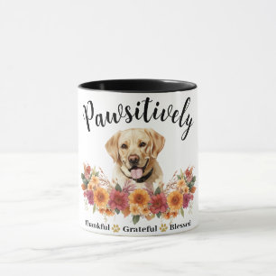 Paws-itief Dankbaar Gezegend Mooie Hond Mok