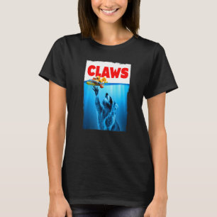 Paws klauwen prullenbak panda voor mannen vrouwen t-shirt