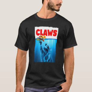 Paws klauwen prullenbak panda voor mannen vrouwen t-shirt