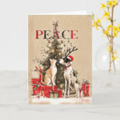 Paws of Peace Kaart (Gele Bloem)