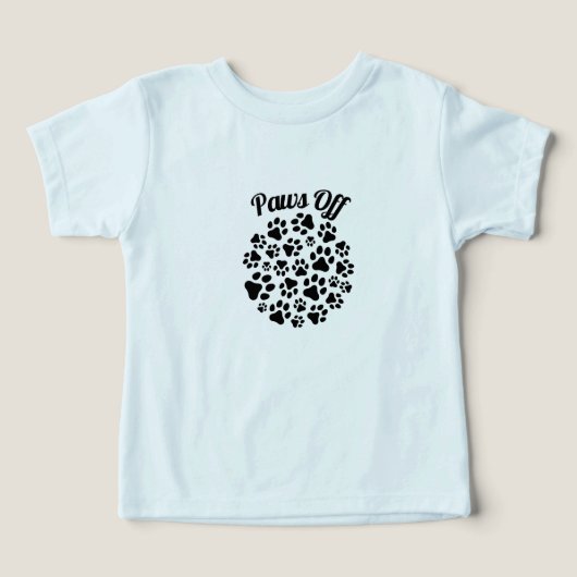 Paws Off Cat T-Shirt – Sassy Cat Attitude Tee (Design Recto)