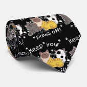 Paws Off! (Katten) Stropdas (Opgerold)