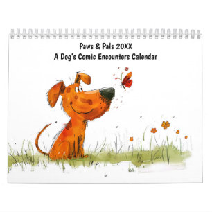 Paws & Pals 2026 – De komische ontmoetingen van ee Kalender