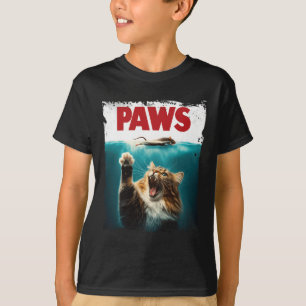 Paws Parodie Kat Muis Humoristische Kat Chasing Mu T-shirt