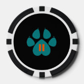PAWS PLAYING CARDS POKER CHIPS (Voorkant)