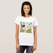 Paws & Positivity T-shirt (Voorkant volledig)