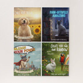 Paws & Positivity: Your Daily Dose of Inspiration Legpuzzel