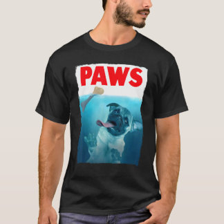 Paws Pug Hond En Bone Top Cat Parodie