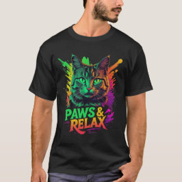 Paws & Relax Cat T-shirt
