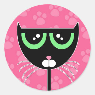 PAWS Roze - Sticker