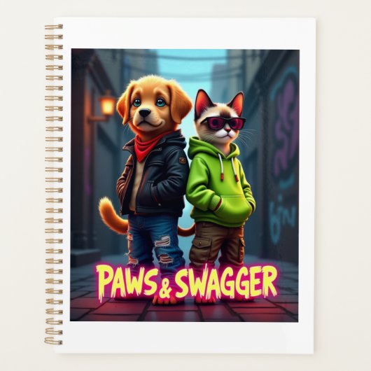Paws & Swagger™ Cute Inspiré par les animaux - Sty (Devant)