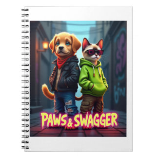 Paws & Swagger™ Mooie huisdier inspiratie - stijl Notitieboek