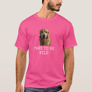 Paws To Be Wild Grappige Hond Papa en Hond Mama T-shirt