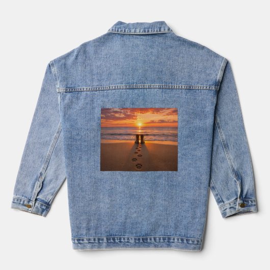 Paws to Boots Denim Jacket (Achterkant)
