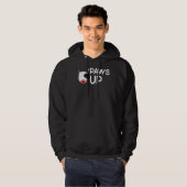 Paws Up Pitbull Hoodie (Voorkant volledig)