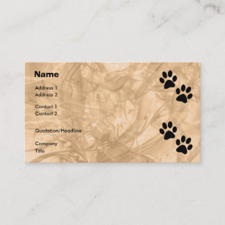 Paws Visitekaartje