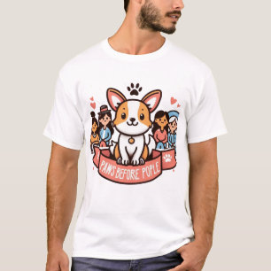 Paws Voor Mensen Grappige Hondenliefhebber Grafisc T-shirt