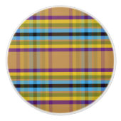 Pawsable Plaid WDCM Keramische Knop (Voorkant)