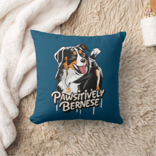 Pawsitief Berner Graffiti - Berner Hondenliefhebbe Kussen