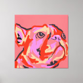 Pawsitief gepatcht canvas afdruk (Voorkant)