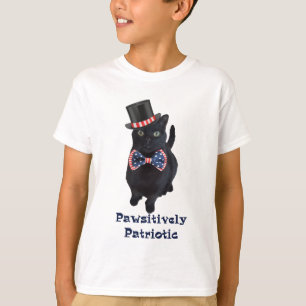 Pawsitief Patriottisch T-shirt