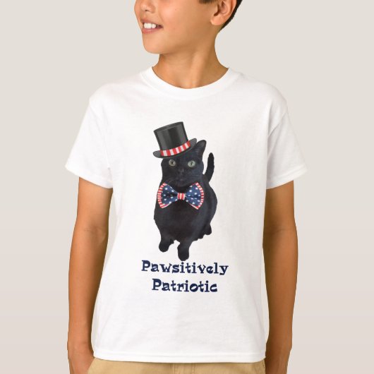 Pawsitief Patriottisch T-shirt (Voorkant)