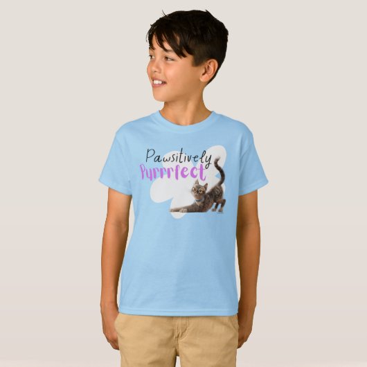 pawsitief purfect t-shirt (Voorkant volledig)