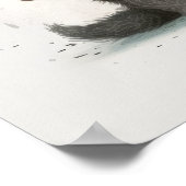 Pawsitief Schattig: Cute Dog Polieman Poster (Hoek)