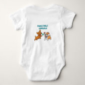 Pawsitief schattig romper (Achterkant)