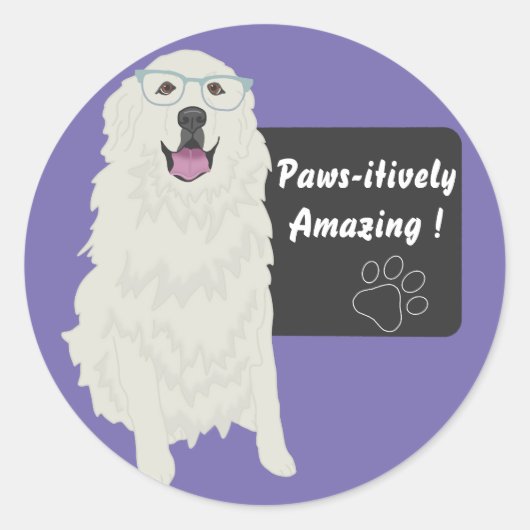 Pawsitive Amazing Education Sticker (Voorkant)