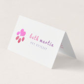 Pawsitive Chic Pet Grooming Salon Appointing Visitekaartjes (Voorkant)