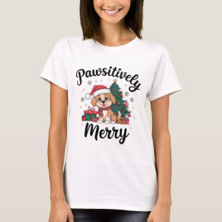 Pawsitive Merry T-shirt
