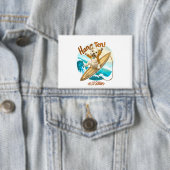 Pawsitive Summer Swag Button (Insitu)