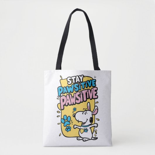 Pawsitive-vibes Draagtas (Voorkant)