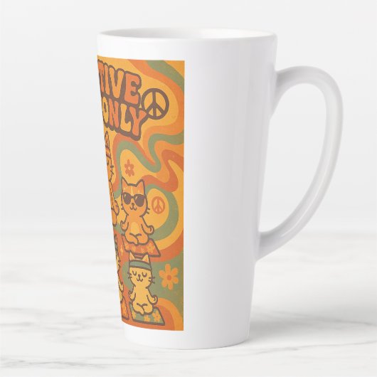 Pawsitive Vibes Only Latte Mok (Rechts)