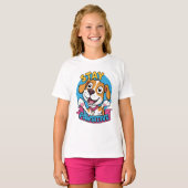 Pawsitive-vibes T-shirt (Voorkant volledig)